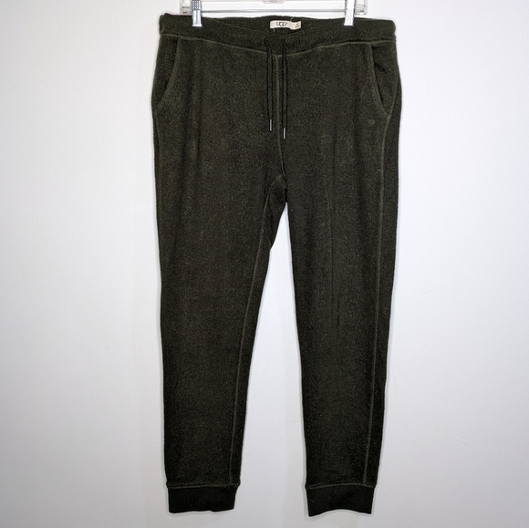 UGG Green Wool Drawstring Jogger Pants XL - Picture 1 of 10